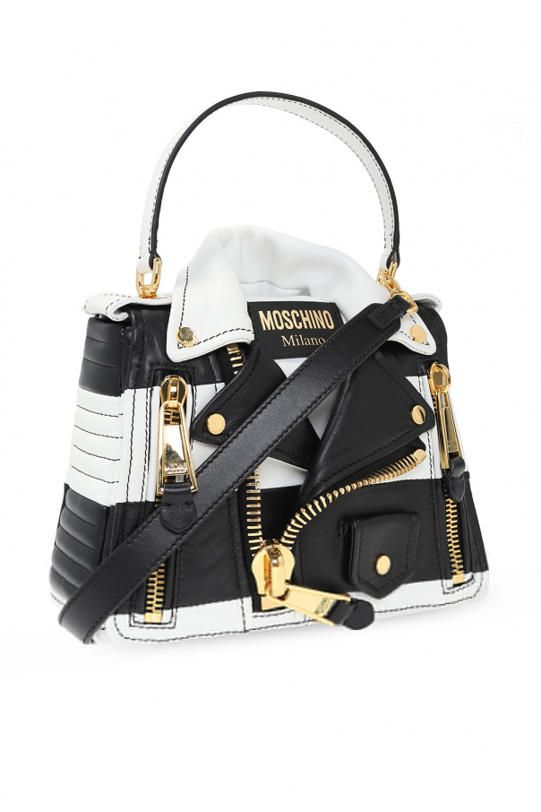 Moschino biker shoulder bag sale